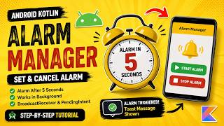 ⏰ ANDROID - ⏰ ALARM MANAGER ⏰ KOTLIN