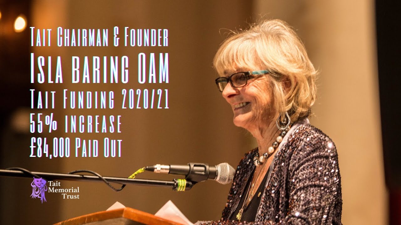 Tait Chairman, Isla Baring OAM announces 55% Tait funding increase 2020/2021