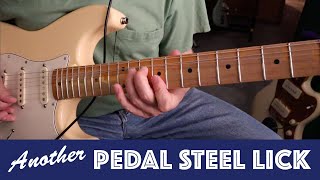 ANOTHER PEDAL STEEL LICK - David Niles Guitar