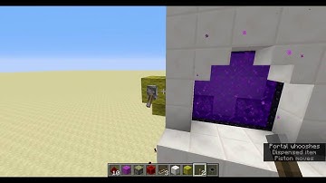 Minecraft Fancy 3x3 Flush and Seamless Nether Portal