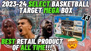 MUST BUY!!🚨 INSANE PULLS!! 2023-24 Panini Select Basketball Mega Box Review: Best Retail of the Year