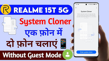 realme 15t 5g turn on system cloner setting | realme 15t system cloner setting | realme