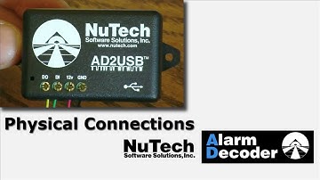 Connecting the AD2USB AlarmDecoder to your alarm panel