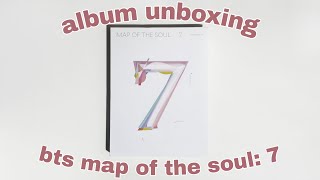 ALBUM UNBOXING BTS MAP OF THE SOUL: 7