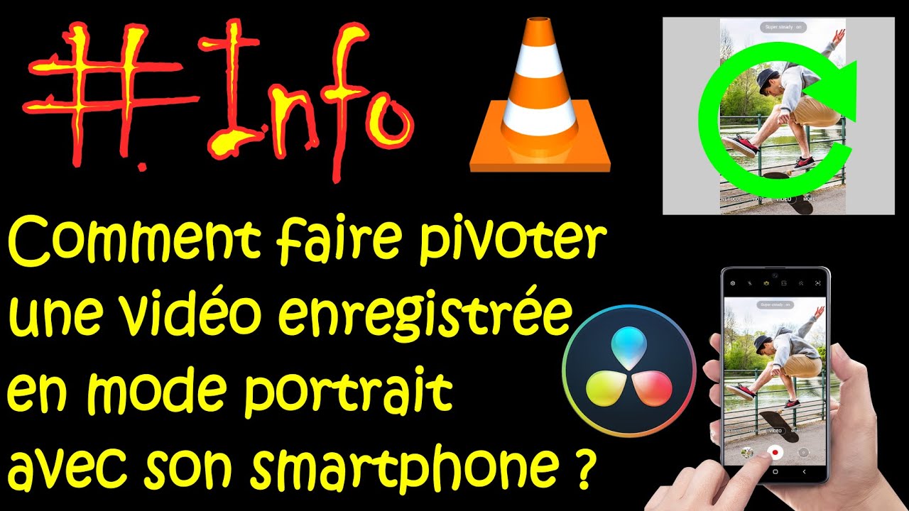 Comment faire pivoter une vidéo filmée en mode portrait ? - YouTube