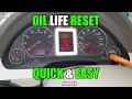 Audi A4 SERVICE DUE message reset (In only 1 Minute)