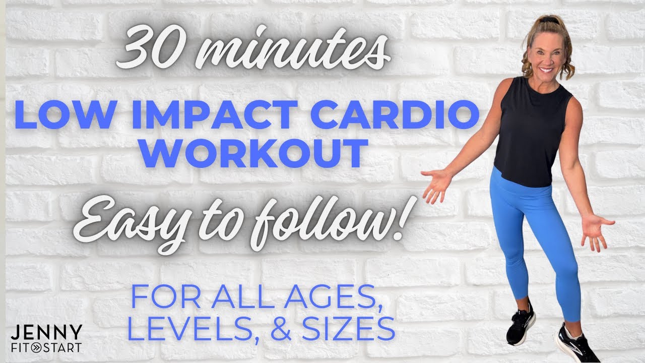 LOW IMPACT CARDIO WORKOUT (30 min) - for all levels! - YouTube