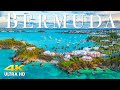 Flying over bermuda  4k ultra  beautiful nature scenery with relaxing music