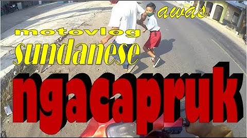 riding pagi ngacapruk, motovlog majalengka sundanese