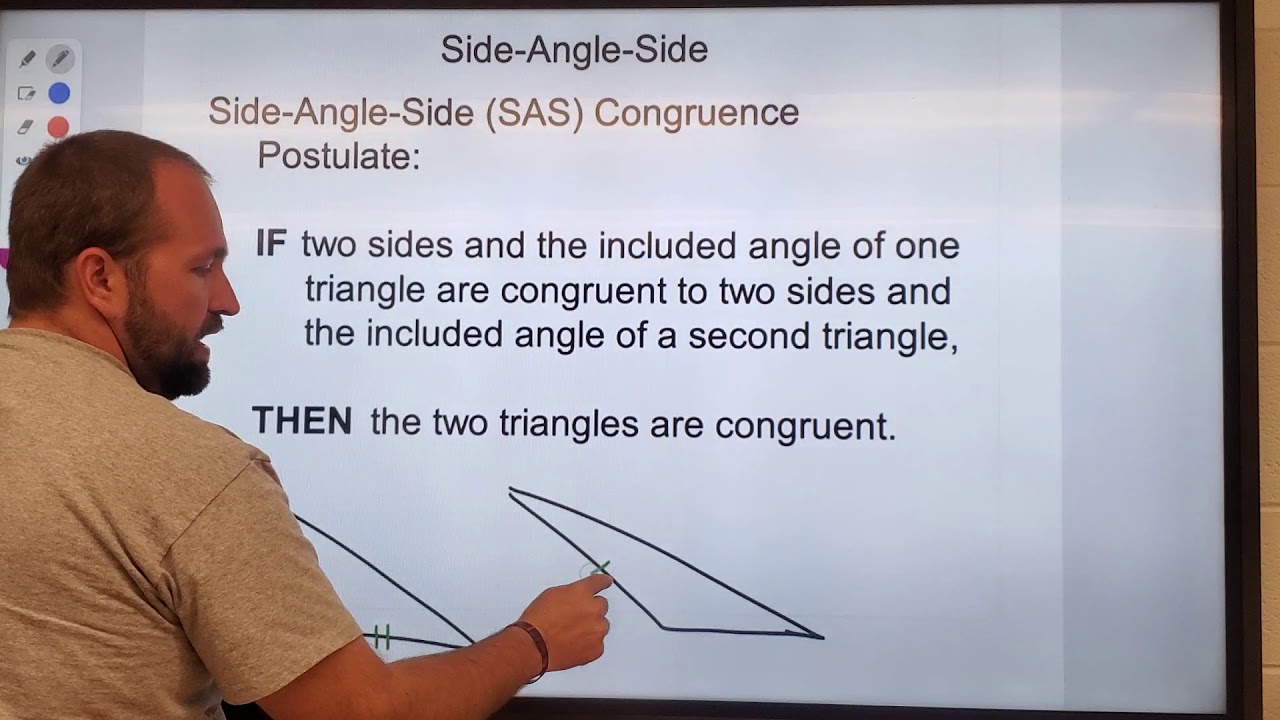 Proving Triangles Congruent by SAS and HL Part 1 - YouTube