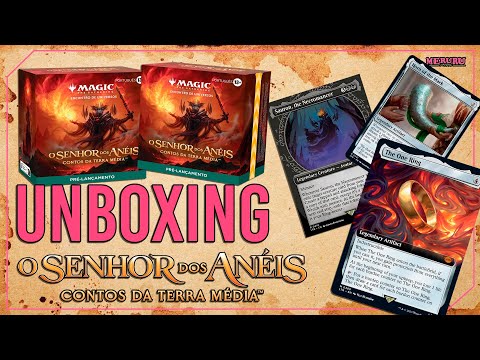 Unboxing dos Kits de Pré-lançamento - O Senhor dos Anéis Contos da Terra Média