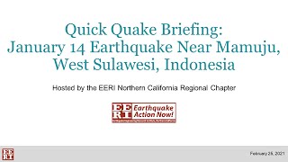 Quick Quake Briefing: January 14, 2020 Earthquake Near Mamuju, West Sulawesi, Indonesia screenshot 4