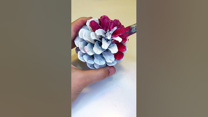Paint with me ( diy pine cone ) #shorts