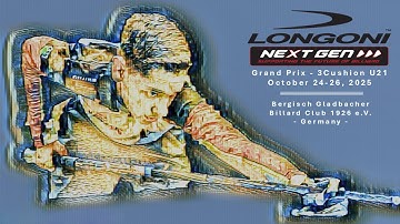 2025 Longoni 3-Cushion NextGen - DAY 2 - Qualifications Afternoon session