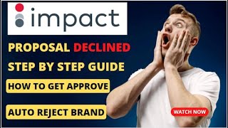 how i get approved fast on impact affiliate program | how to re-apply on impact