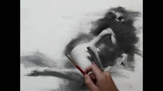 Zimou Tan | Art | Female figure drawing demo.
