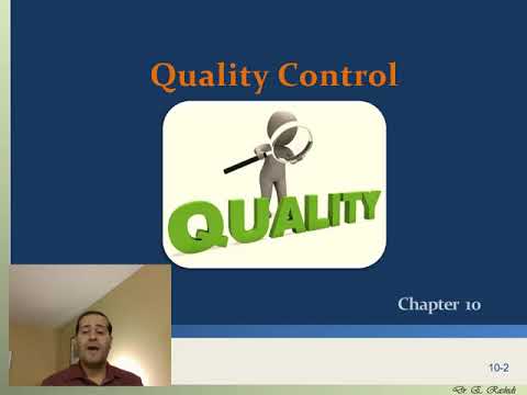 Quality Control Part 1 Introduction