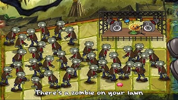 Plants vs Zombies Mod Ofl+1.0 of "Zombies on Your Lawn" End Credits Song PvZ