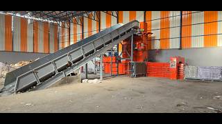 Horizontal waste paper baler machine | Sarala Abhiyantriki Indore MP