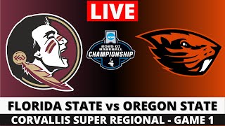 FLORIDA STATE VS OREGON STATE ⚾ College Baseball - Corvallis Super Regional - Game 1