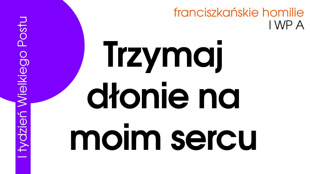 Trzymaj dłonie na moim sercu: I WP A
