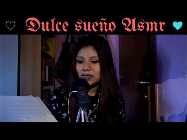 ASMR Español - lectura susurrada 💤📖 (whisper, soft spoken, reading, tapping, crinkly plastic)