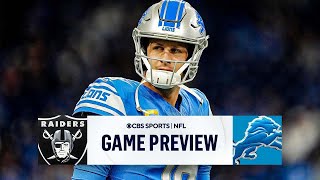 NFL Week 8 Monday Night Football BETTING PREVIEW: Raiders at Lions | CBS Sports