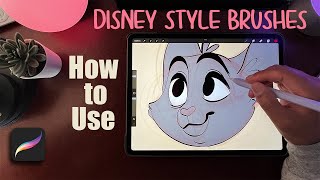Disney Style Brushes: How to Use
