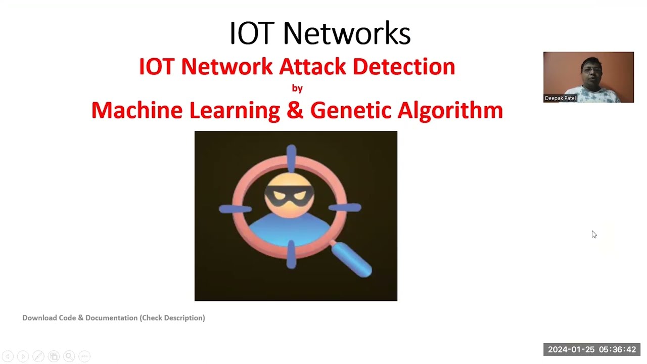 IOT Network Attack Detection by Machine Learning & Genetic Algorithm | Final Year Project on IOT, ML