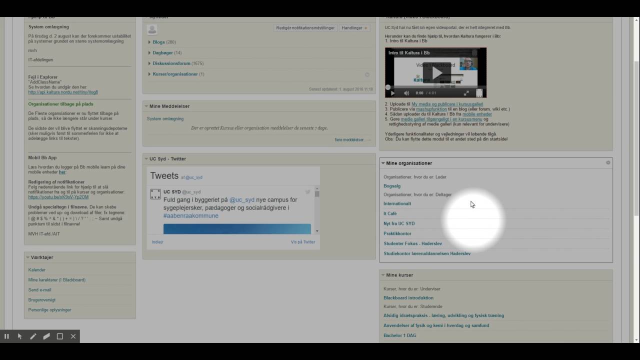 Working With Ucdc Blackboard Ucdc