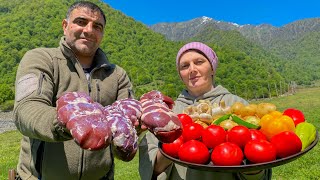 Incredible Beef Kidney Recipe That All Your Friends Will Love! Relaxing Cooking in the Mountains