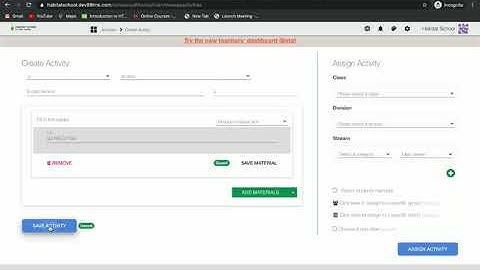 How to create and assign activities to individual students in LMS?