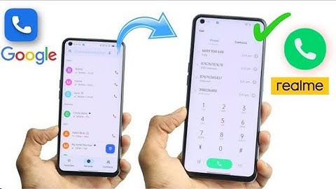 Replace Google Dialer to Realme Dialer Permanent ColorOS 13 Dailer New Update [Remove Google Dialer