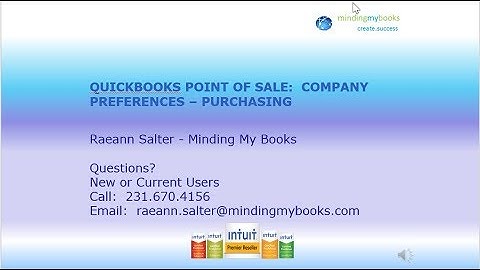 QuickBooks Point of Sale Purchasing Setup: Master Company Preferences Easily!