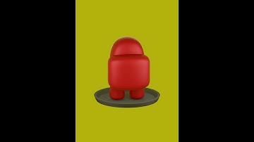 AMONG US 3D #3d #character3d