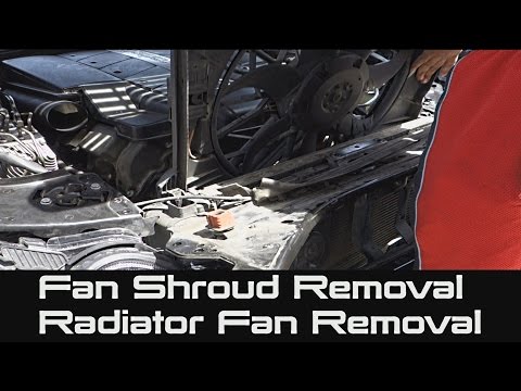 Fan Shroud Removal for Mercedes W211 | How To Remove Radiator Fan on Mercedes E Class