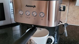 Temu Aeomjk coffee maker review