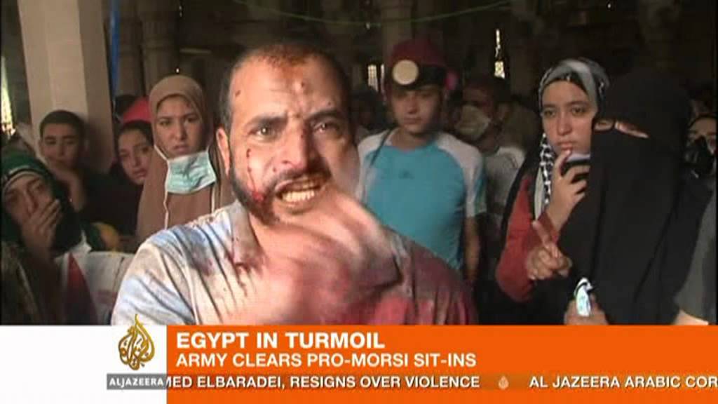 قوات الأمن تغادر مخيم احتجاجات القاهرة
