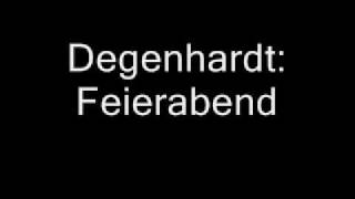 Degenhardt: Feierabend chords