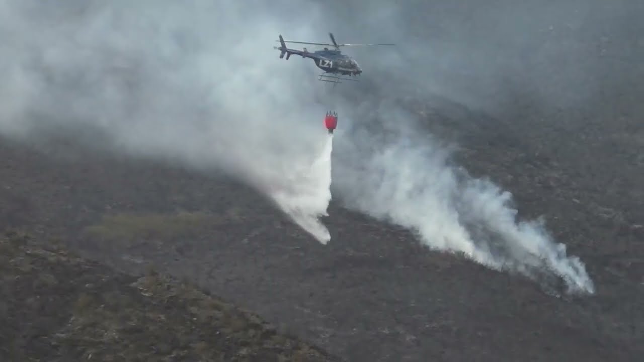 HELICÓPTEROS EN ACCIÓN - INCENDIO ANLLARES (PARTE 4)