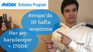 Harika bir Araştırma Programı: Amgen Scholars | Tüm Masraflar + 1700€ + Cambridge'de Poster Sunumu