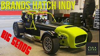 Wet Track Time at Brands Indy in my Caterham Race Car by DM Acid Racing 590 views 3 months ago 28 minutes