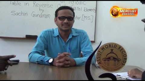 FASTEST RECITATION OF THE PERIODIC TABLE IN FORWARD & REVERSE ORDER