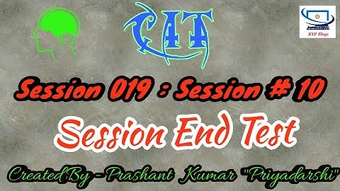 ERA Session 19 : Session 10 - BS CIT - Session End Test