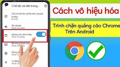 Cách tắt Trình chặn quảng cáo trong Google Chrome trên Android (2024) |