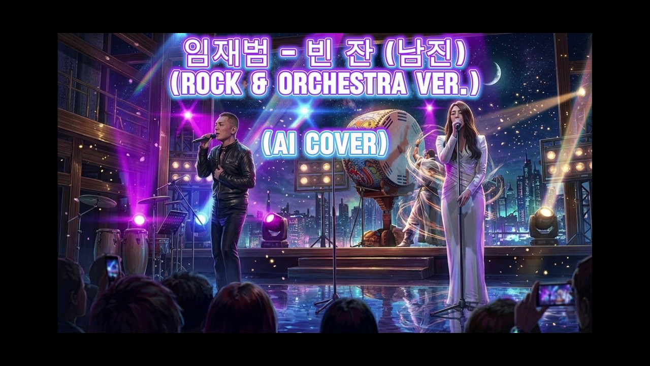 임재범 - 빈 잔 (남진) (Rock & Orchestra Ver.) (여성 보컬) (AI Cover)