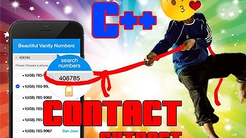 Tutorial extract phone number from contact using C++ [VS Code] [For Android - Demo in .NET]