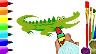 Timsohni chizish / Рисуем крокодила / Draw a crocodile