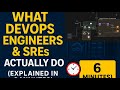 What DevOps Engineers & SREs Actually Do (Explained in 6 Minutes!) | Skills, Tools (2025) #devops
