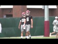 Watch 5-star Blake Barnett in Alabama&#39;s first practice of 2015